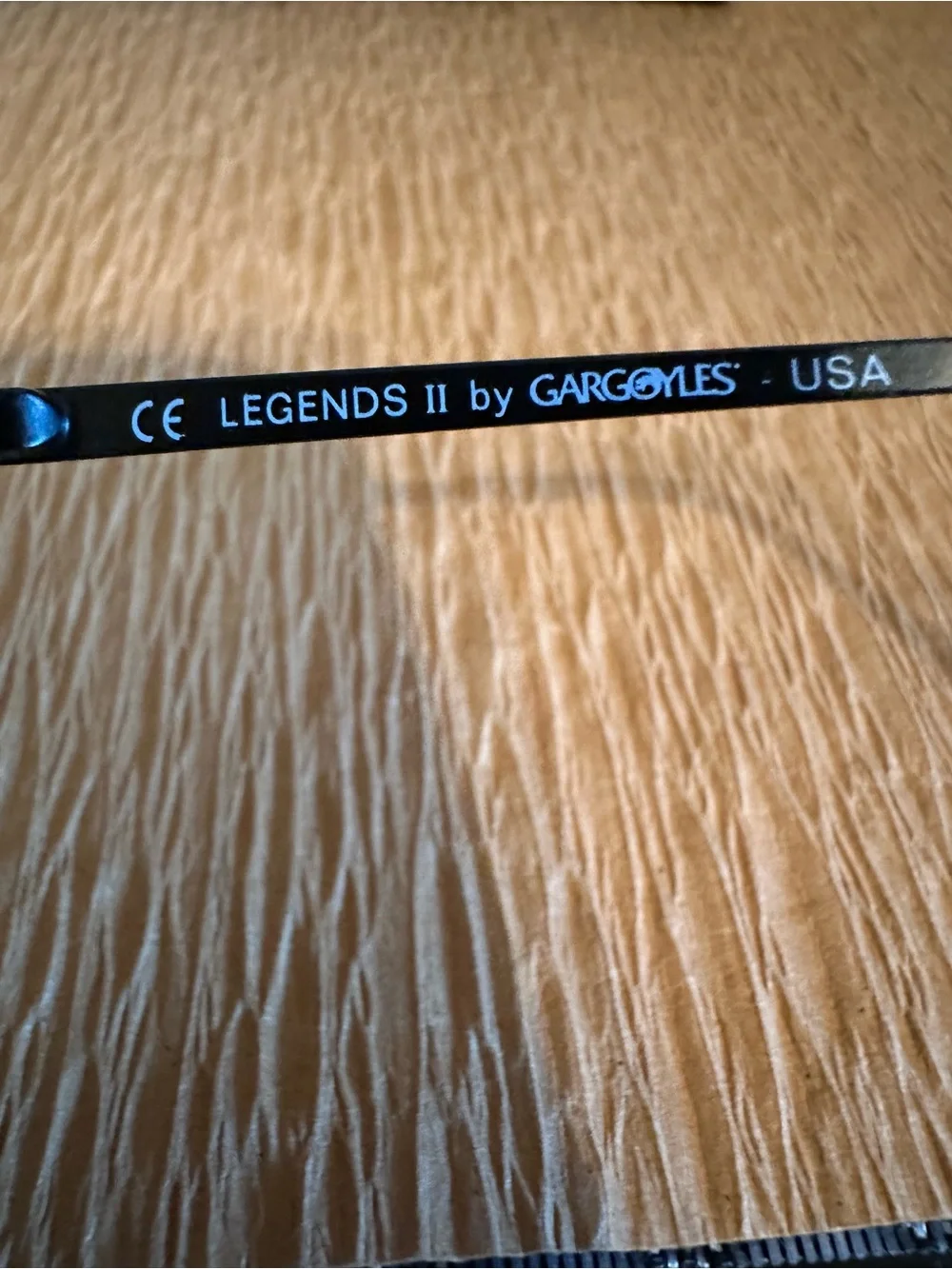 Vintage Gargoyles Legends II Black Frame Sunglasses with Dark Lenses